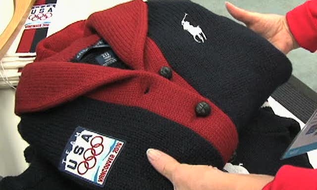 Polo Ralph Lauren Team USA 2010 Winter Olympics cardigan